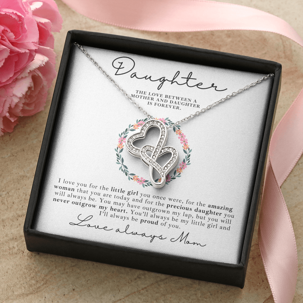 Daughter Necklace Gift From Mom + Message Card