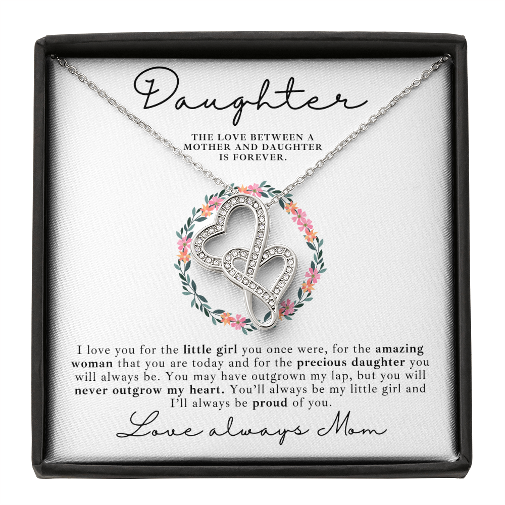 Daughter Necklace Gift From Mom + Message Card