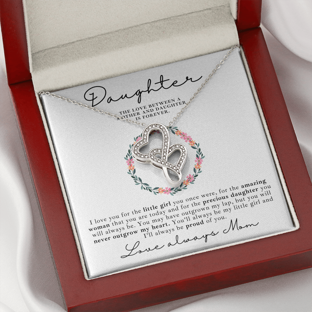 Daughter Necklace Gift From Mom + Message Card