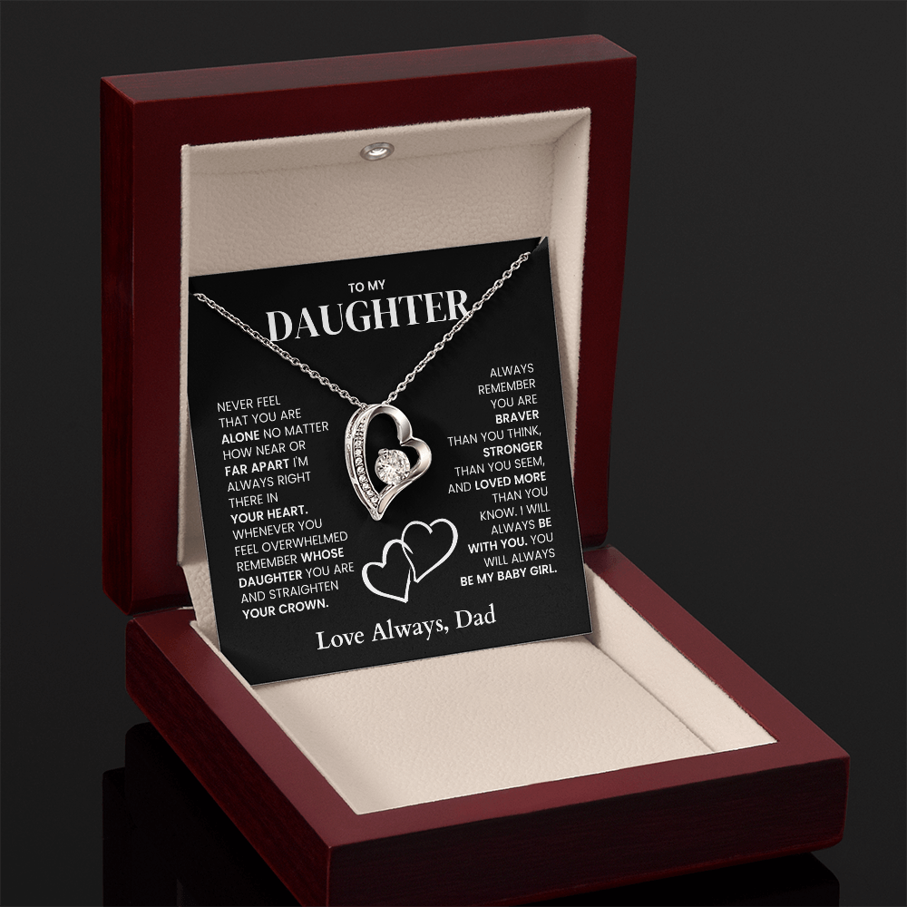 To My Daughter - Necklace + Message Gift