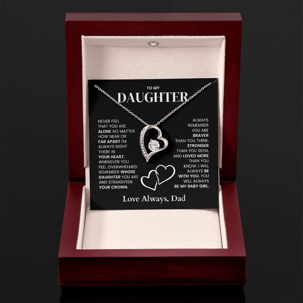 To My Daughter - Necklace + Message Gift