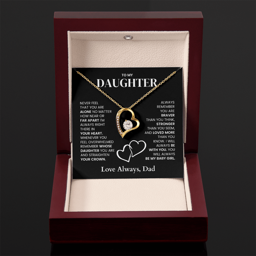 To My Daughter - Necklace + Message Gift