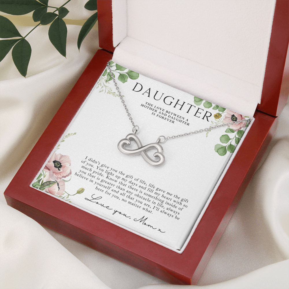 Daughter Necklace + Message From Mom