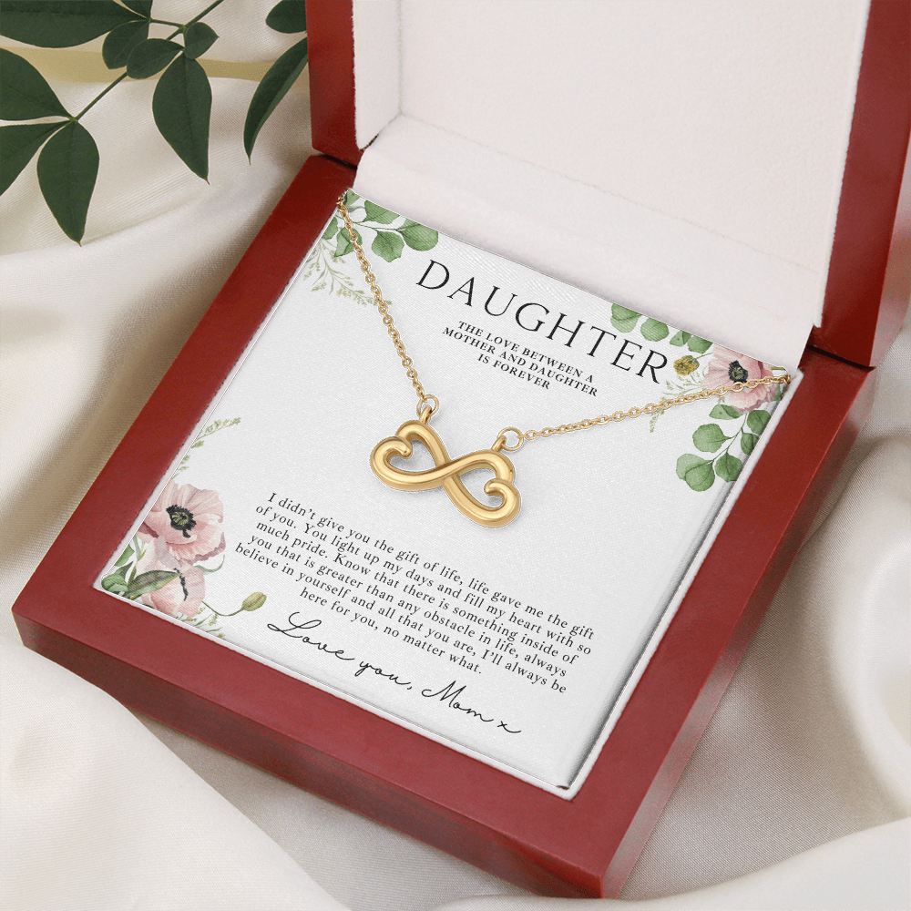 Daughter Necklace + Message From Mom