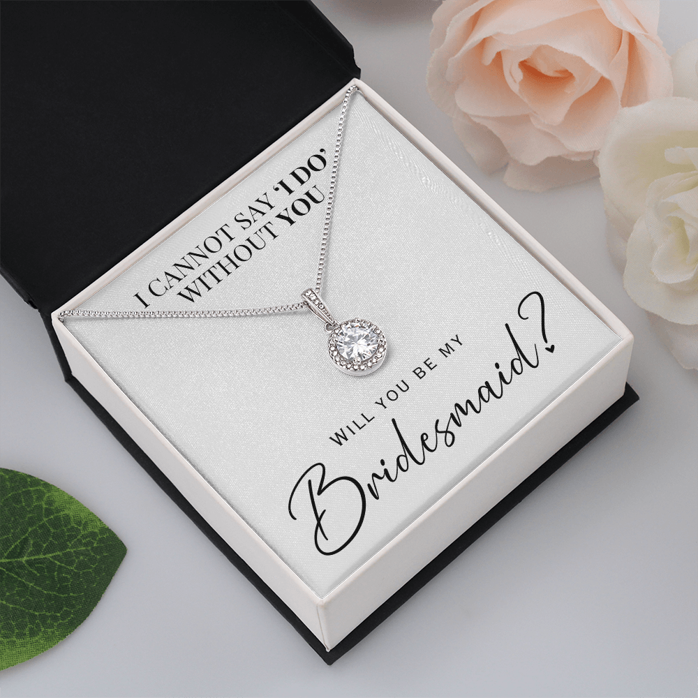 Bridesmaid - Necklace Gift + Message Card