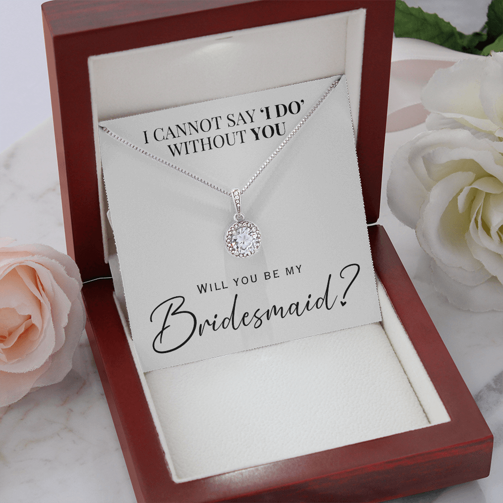 Bridesmaid - Necklace Gift + Message Card