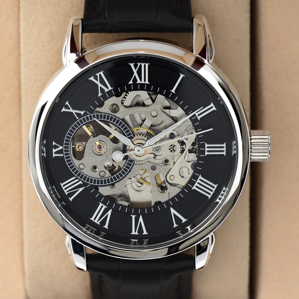 Luxury Skeleton Watch - Meaningful Gift For Dad