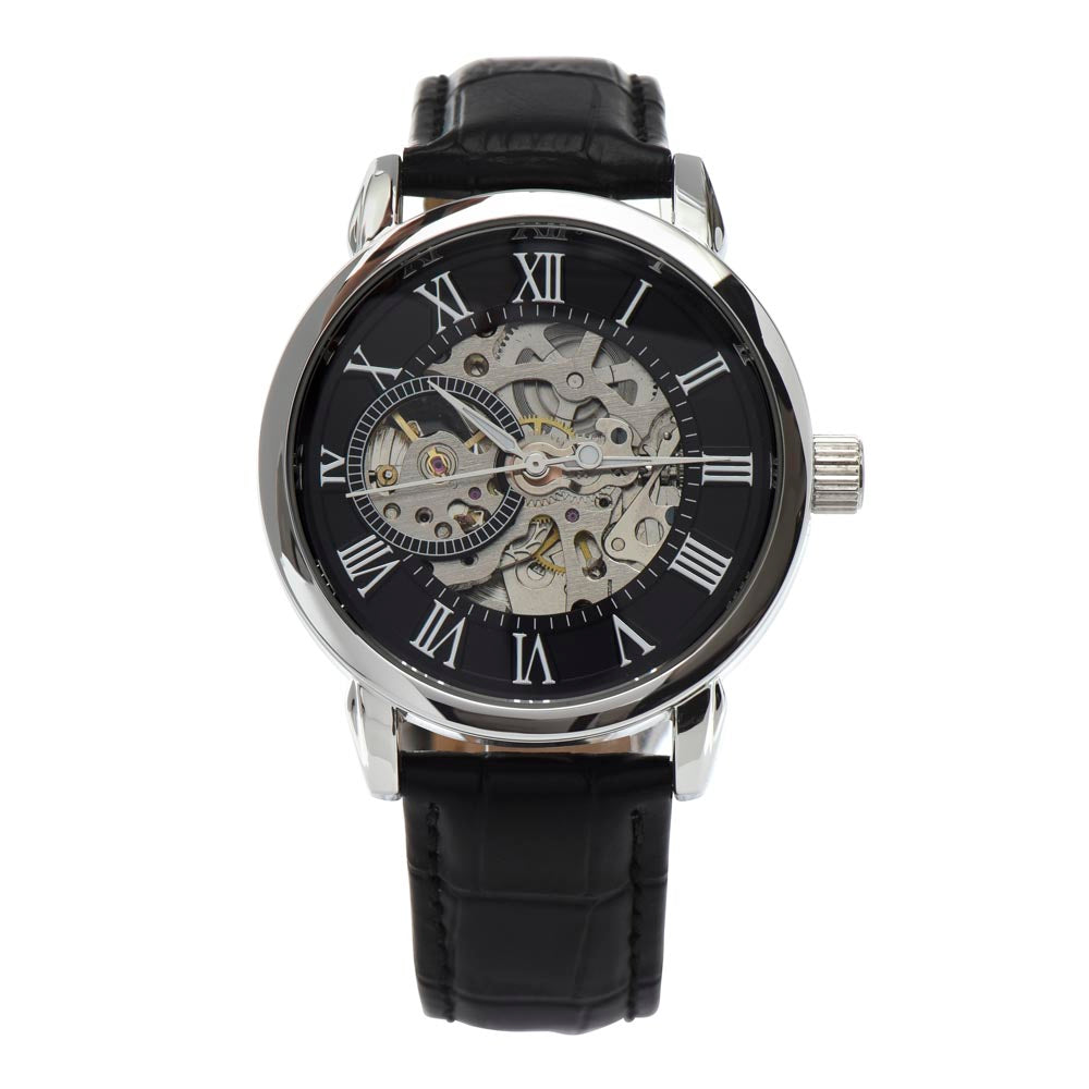 Luxury Skeleton Watch - Meaningful Gift For Dad