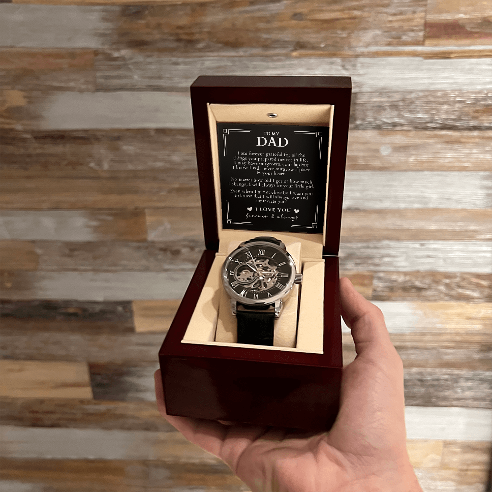 Luxury Skeleton Watch - Meaningful Gift For Dad