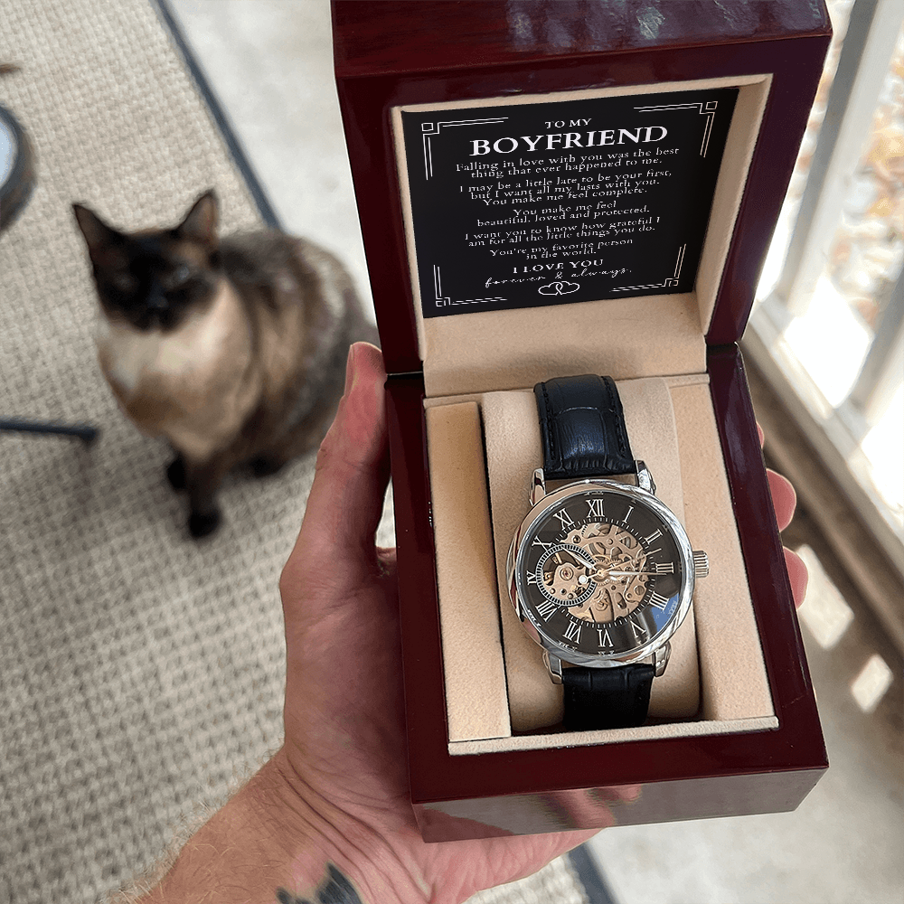 Luxury Skeleton Watch - Boyfriend Gift