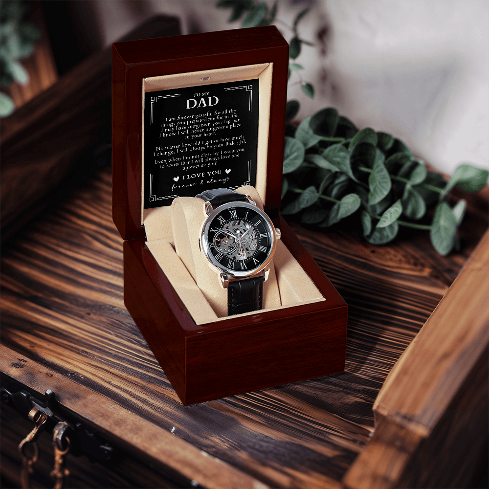 Luxury Skeleton Watch - Meaningful Gift For Dad