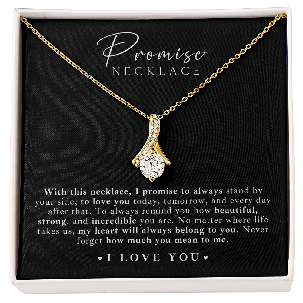 Promise Necklace For Her + Message Gift Set