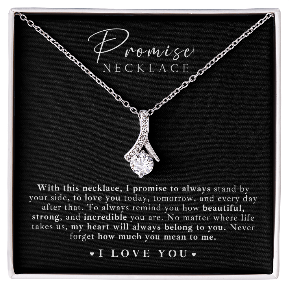 Promise Necklace For Her + Message Gift Set