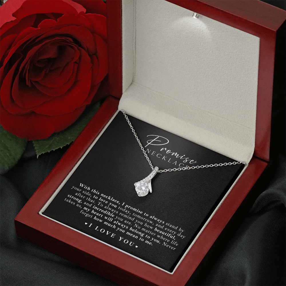 Promise Necklace For Her + Message Gift Set