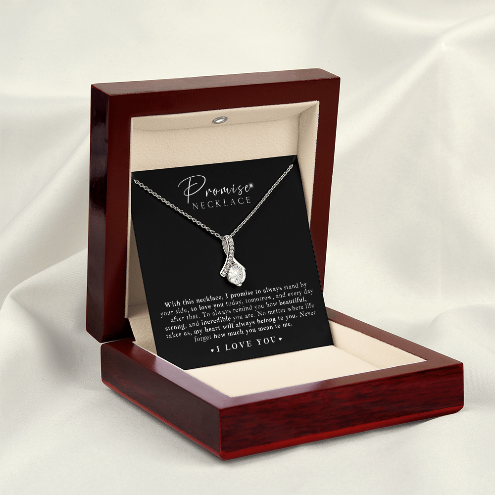 Promise Necklace For Her + Message Gift Set