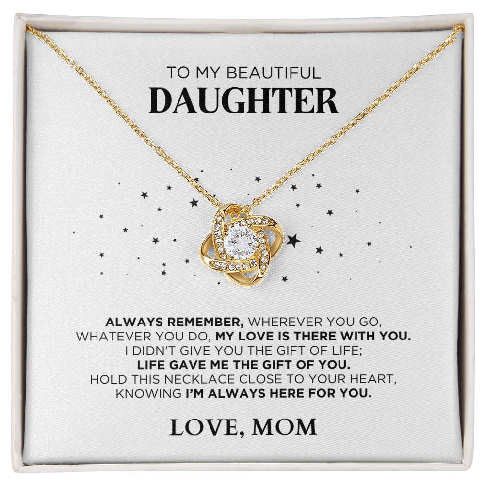 Necklace Gift To My Daughter - Always Remember