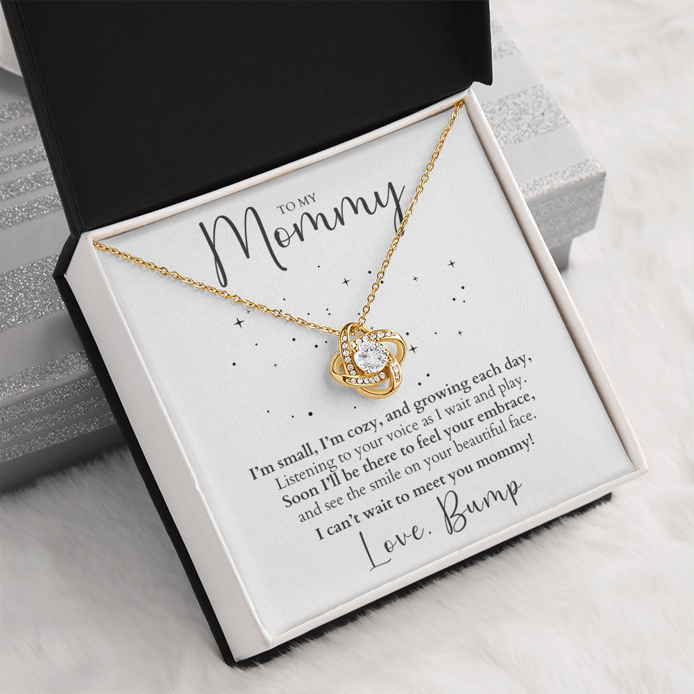 Push Present - To Mommy From Bump - Love Knot Necklace Gift