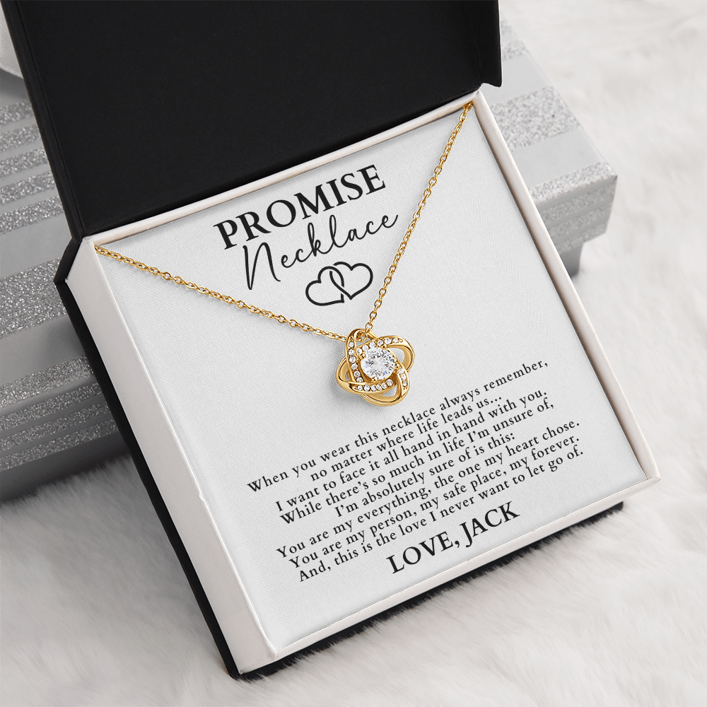 Promise Necklace For Her - Love Knot