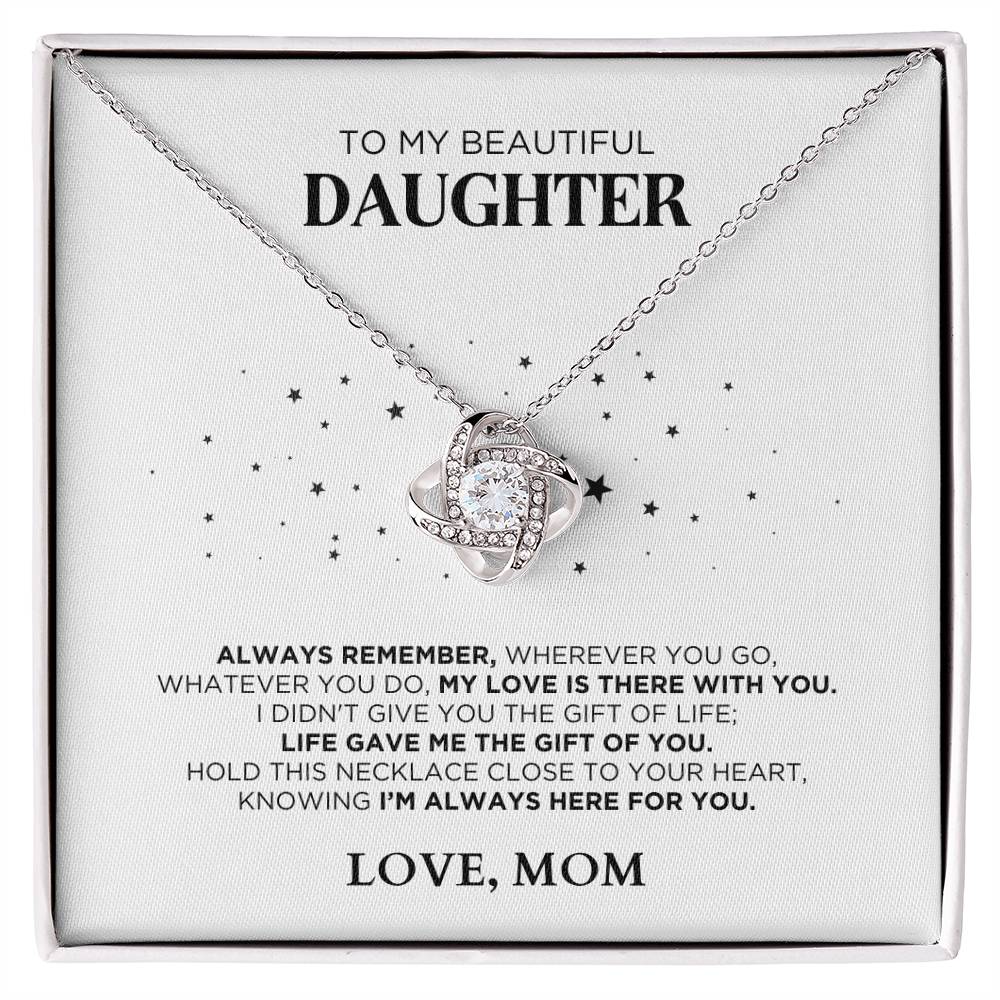 Necklace Gift To My Daughter - Always Remember