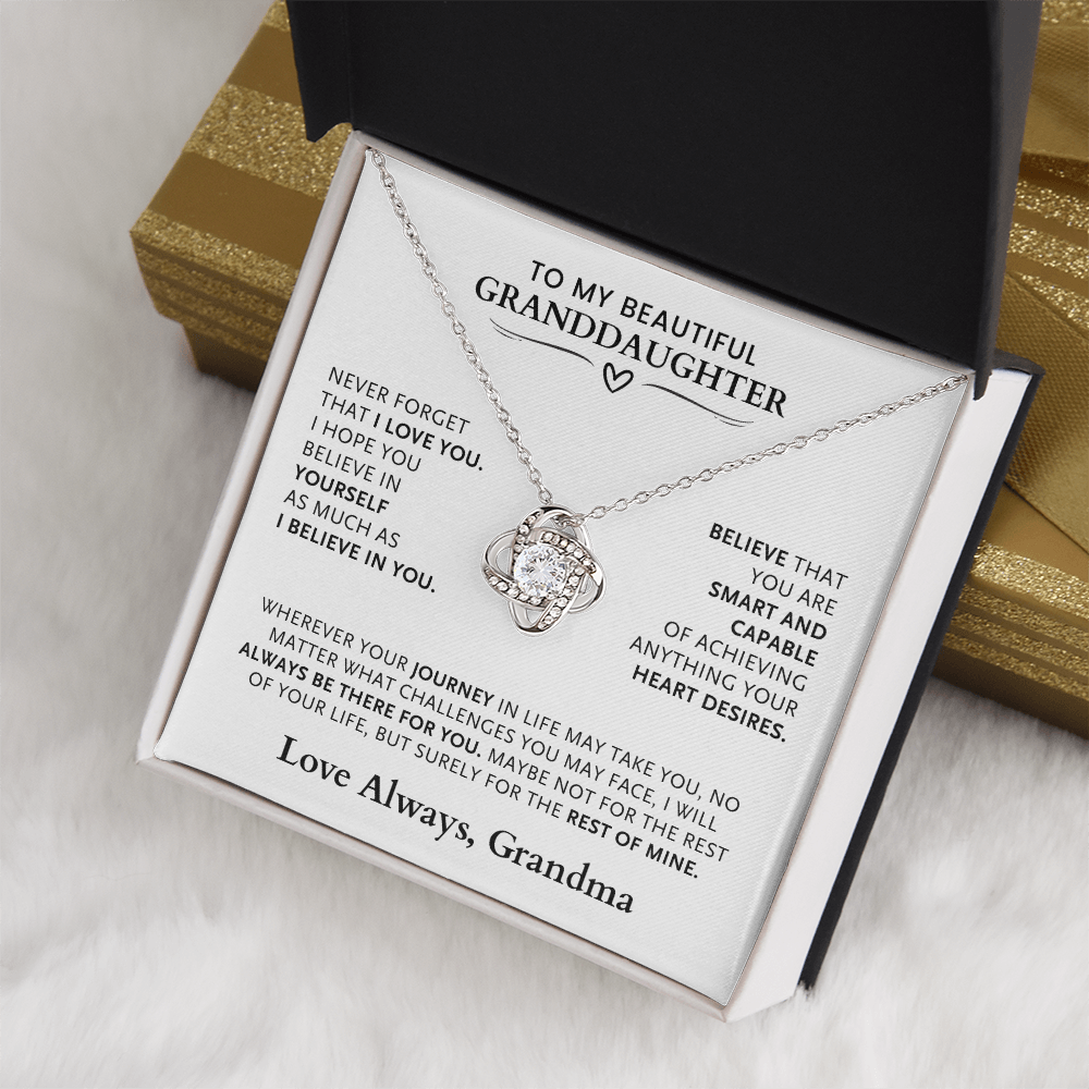 Granddaughter Necklace + Message Gift