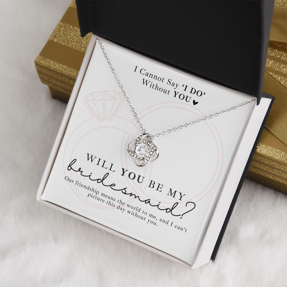 Will You Be My Bridesmaid? - Necklace + Message Gift