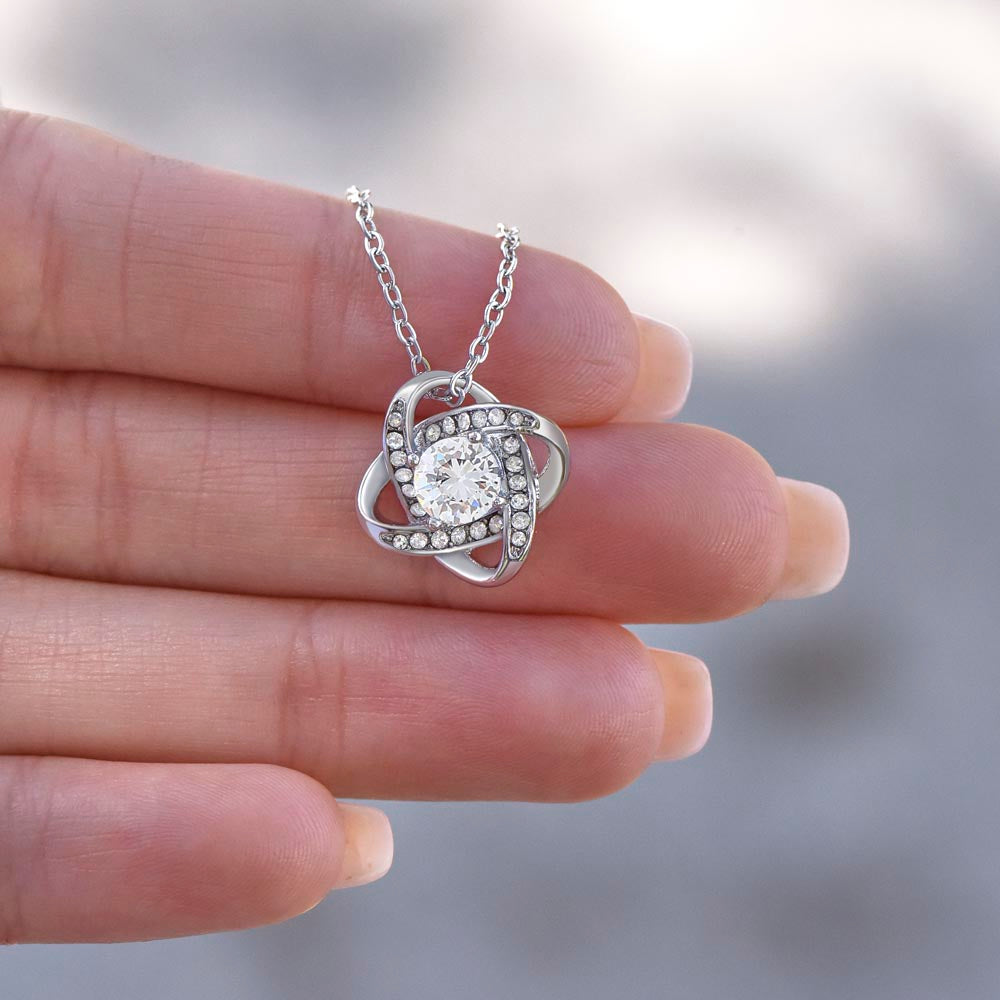 Love Knot Necklace To My Daughter - Love Dad