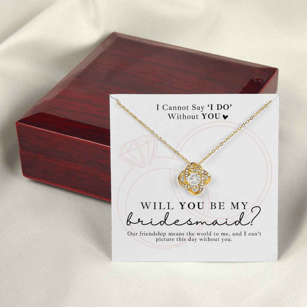 Will You Be My Bridesmaid? - Necklace + Message Gift