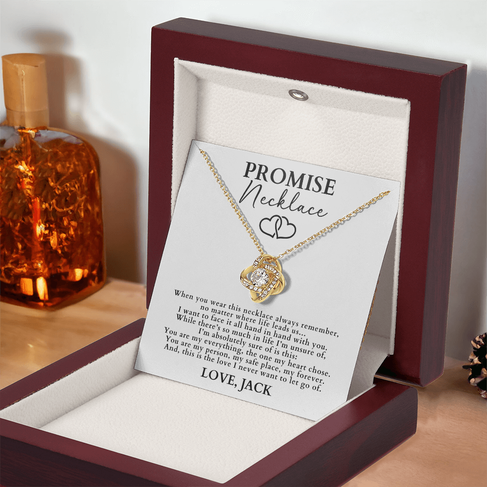 Promise Necklace For Her - Love Knot