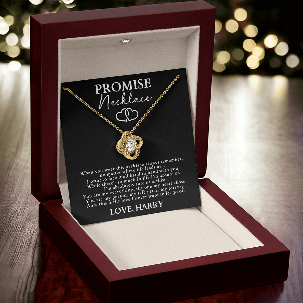 Promise Necklace For Her - Valentine's Day Gift