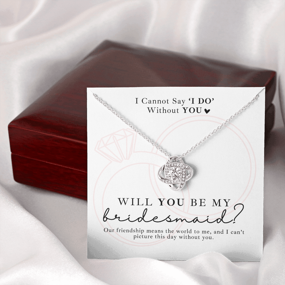 Will You Be My Bridesmaid? - Necklace + Message Gift