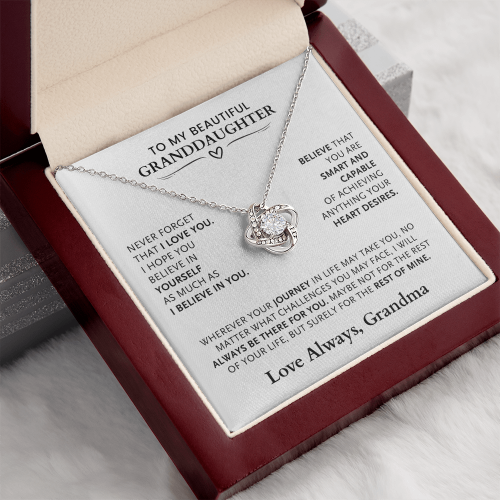 Granddaughter Necklace + Message Gift