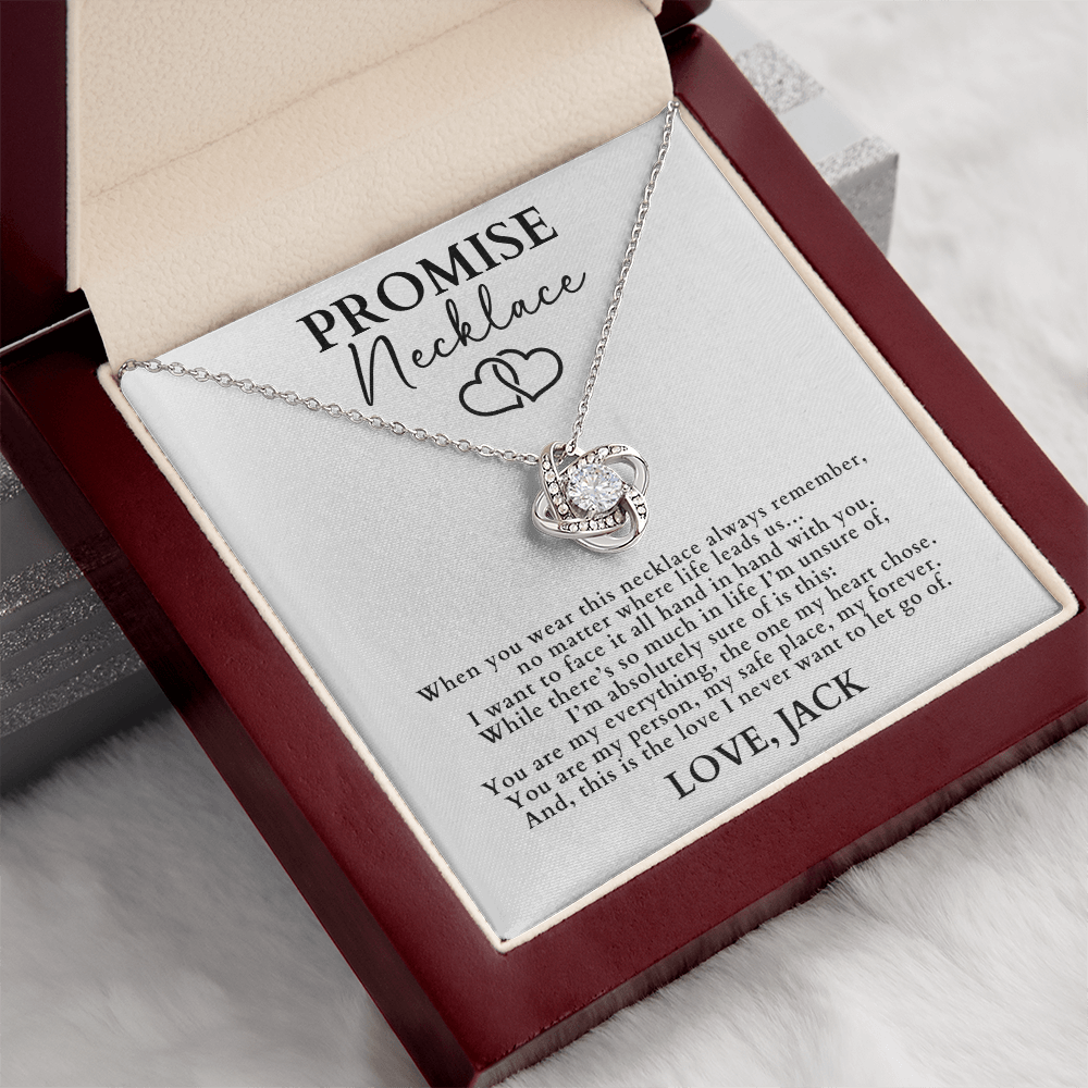 Promise Necklace For Her - Love Knot