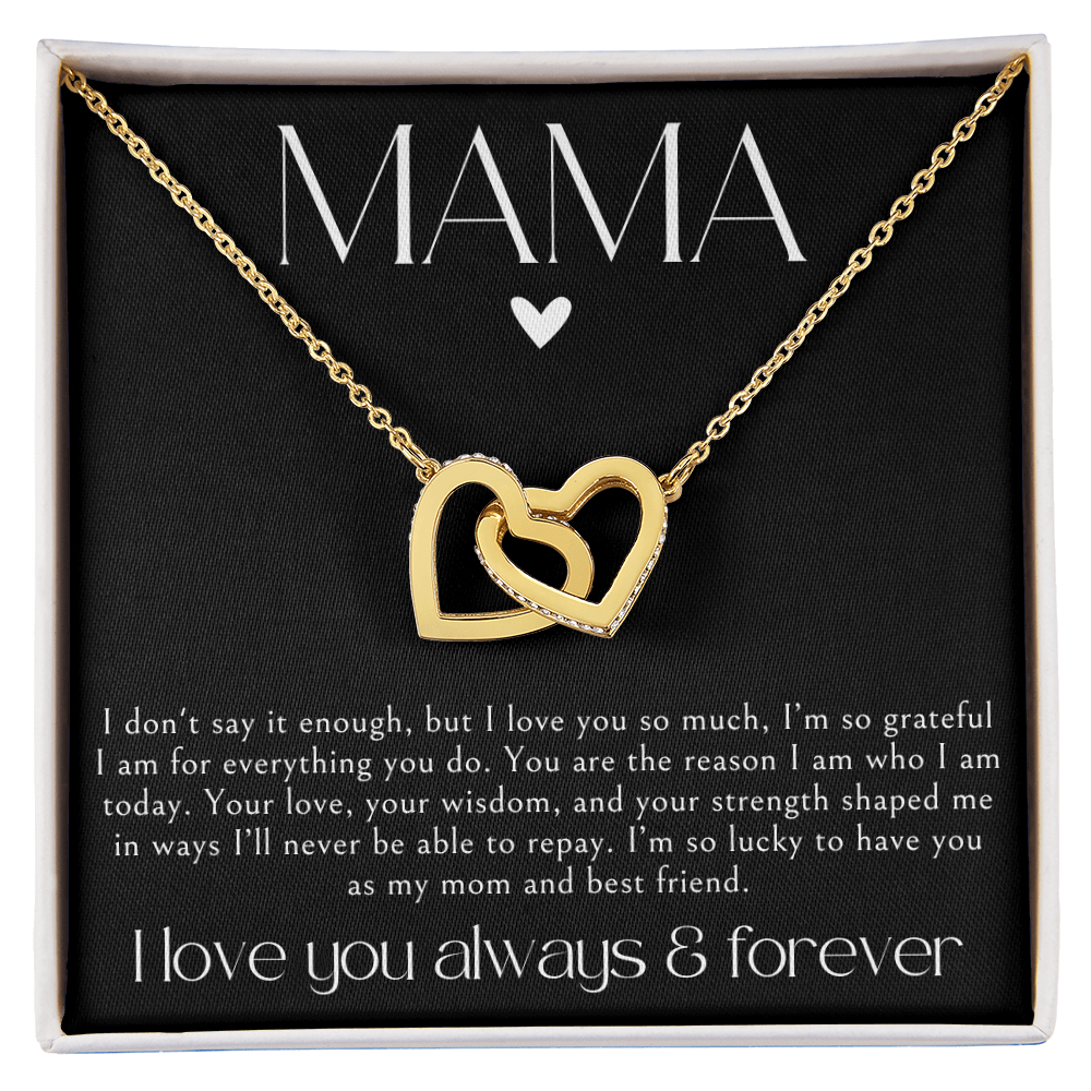 gold mama necklace gift for mom