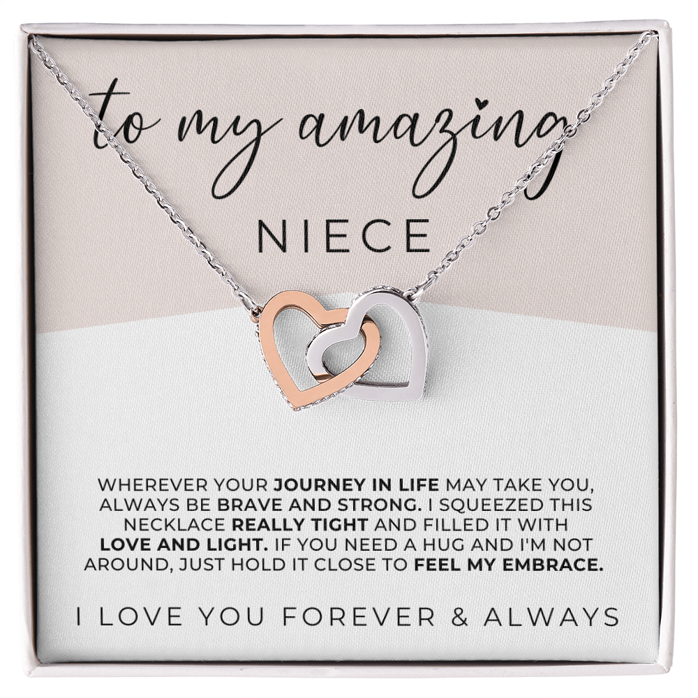 To My Niece Necklace + Message Card