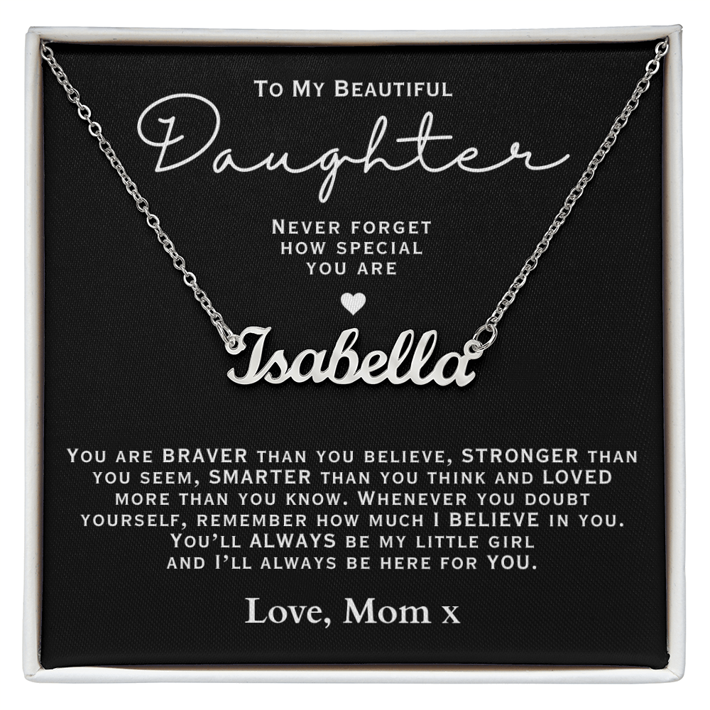 Personalized Name Necklace For Daughter