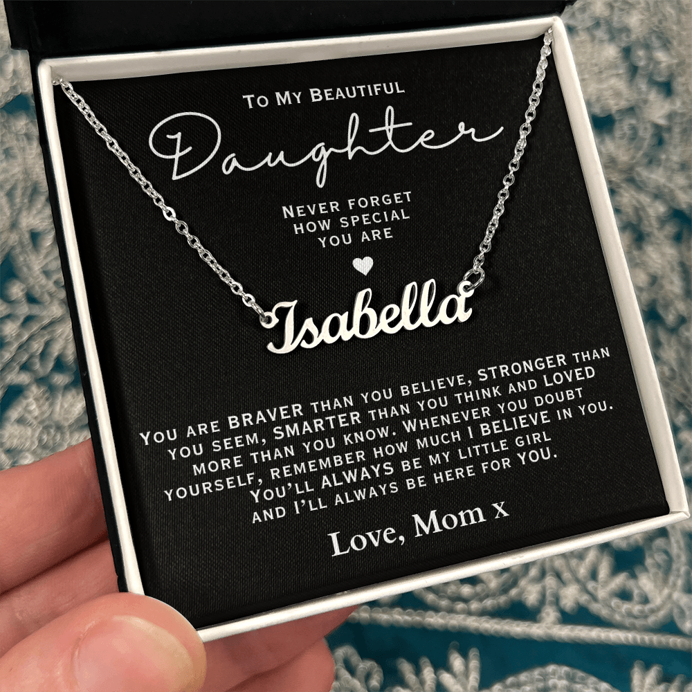 Personalized Name Necklace For Daughter