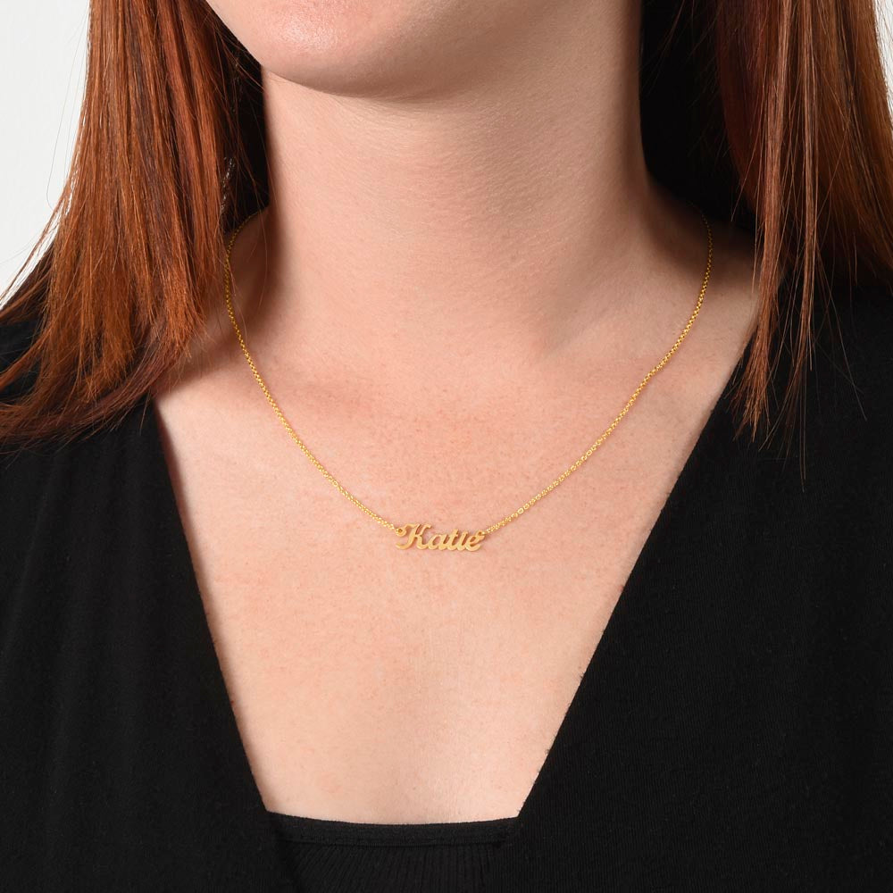 To My Amazing Best Friend - Personalized Name Necklace