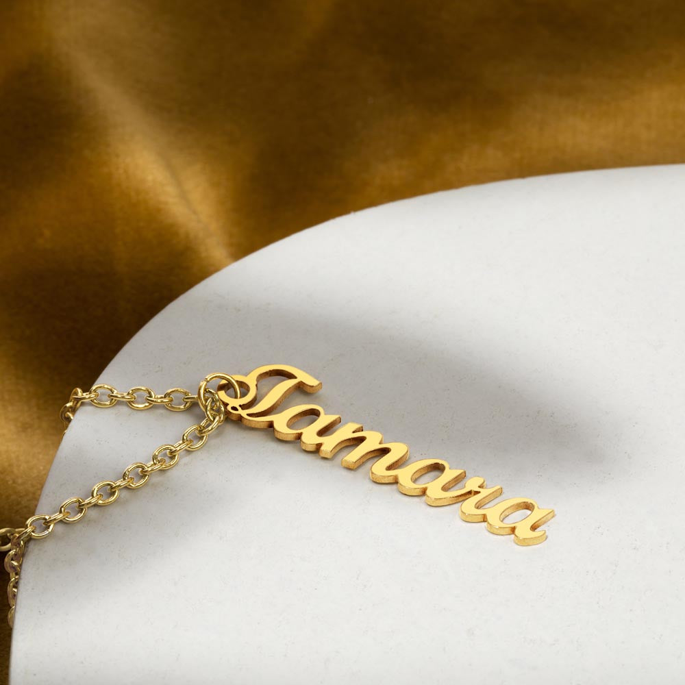 Personalized Name Necklace For Bonus Daughter