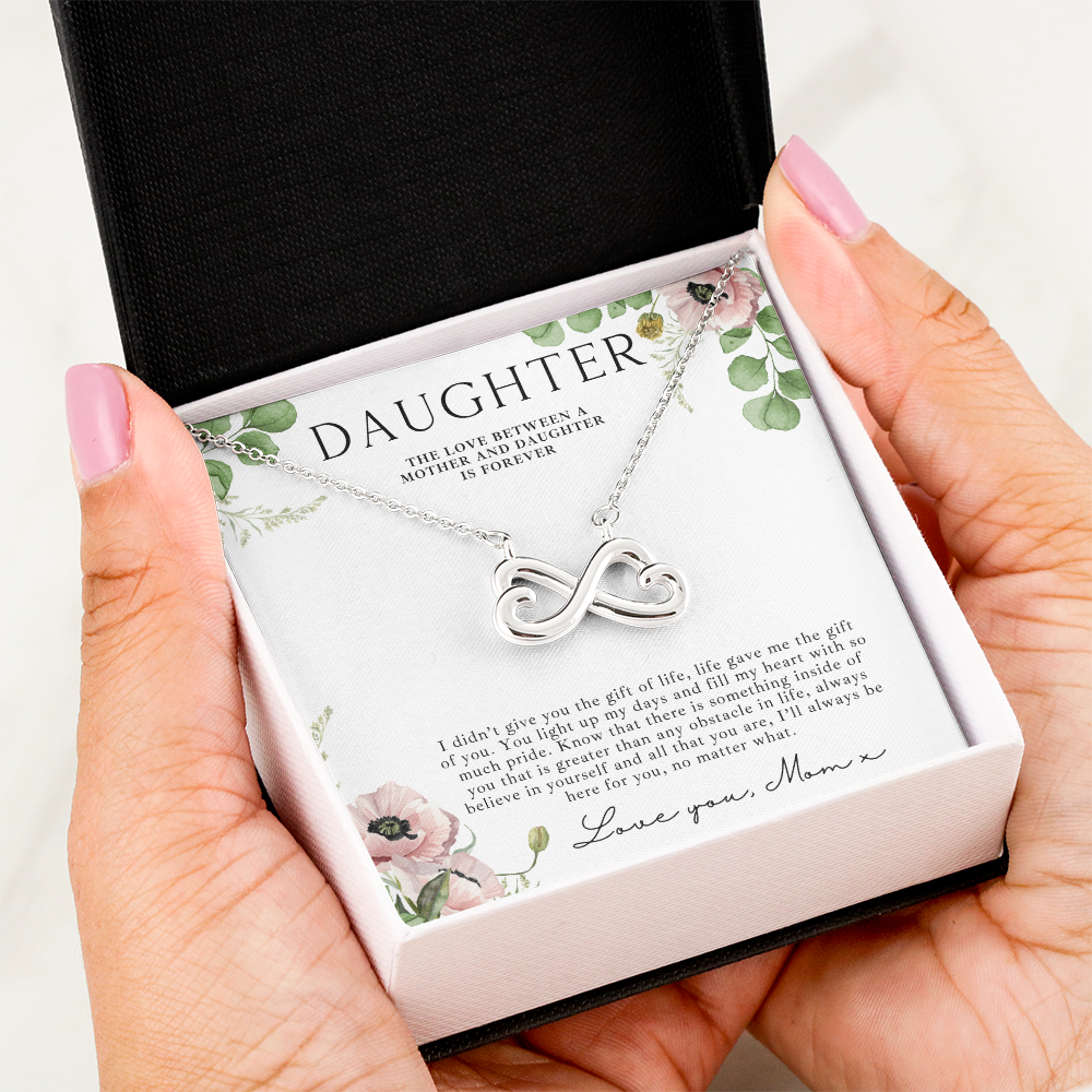 Daughter Necklace + Message From Mom