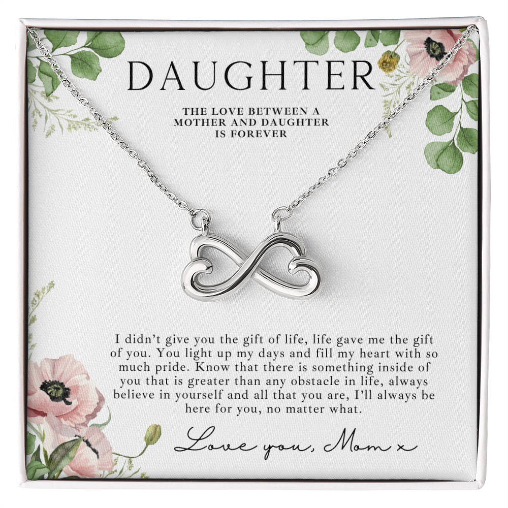 Daughter Necklace + Message From Mom