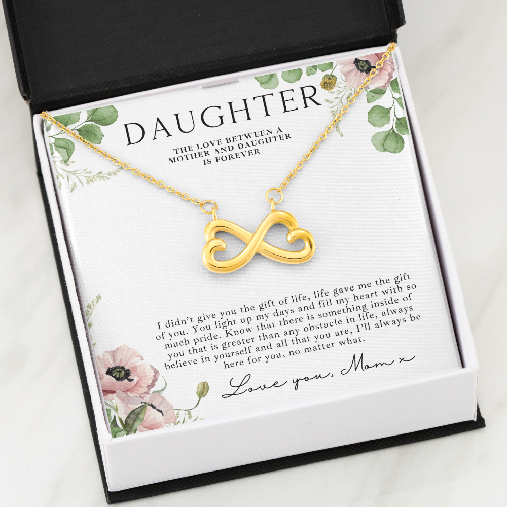 Daughter Necklace + Message From Mom