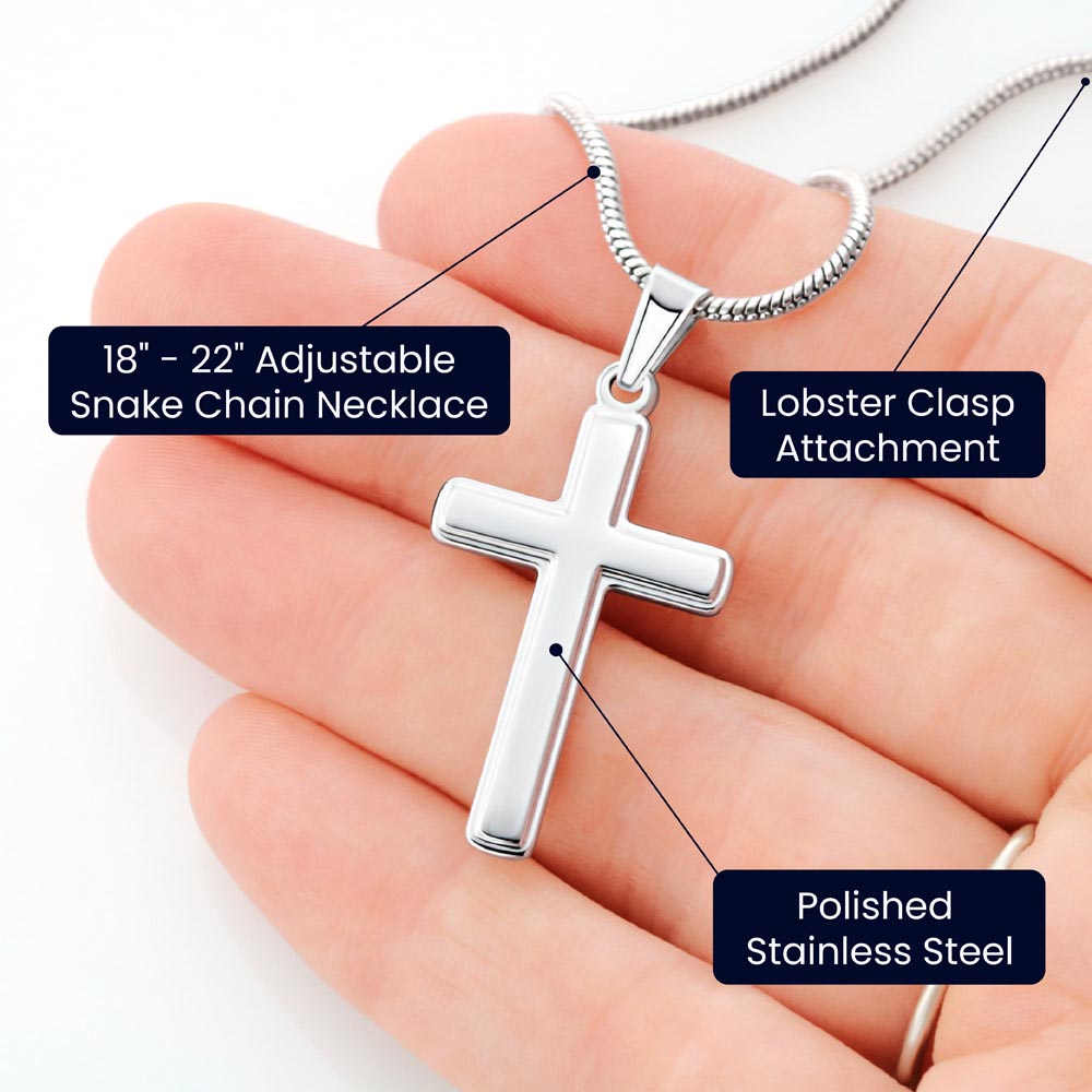 Artisan Cross Necklace Gift For Mom