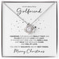 Christmas Necklace Gift For Girlfriend - Merry Christmas - The Outlander Gifts