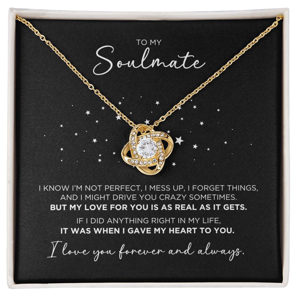 Love Knot Necklace Gift For Soulmate - Real Love - The Outlander Gifts