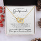 To My Beautiful Girlfriend Hearts Necklace - The Outlander Gifts