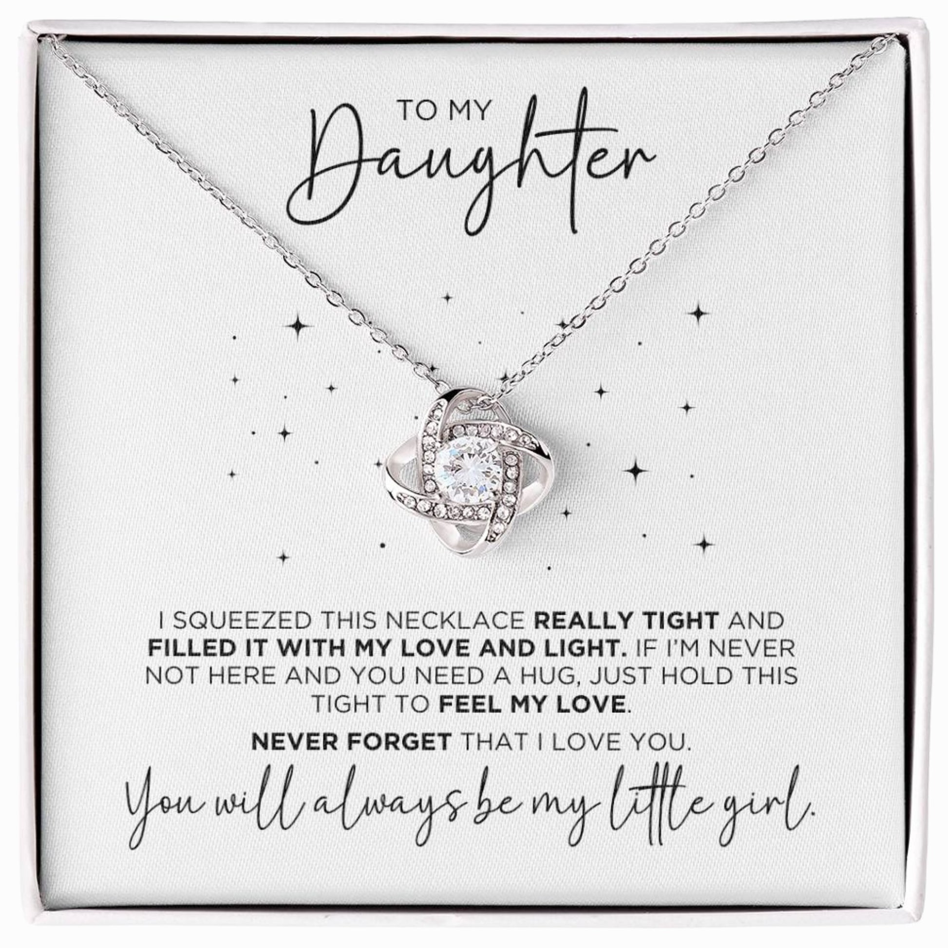 To My Daughter Beautiful Necklace Gift - The Outlander Gifts