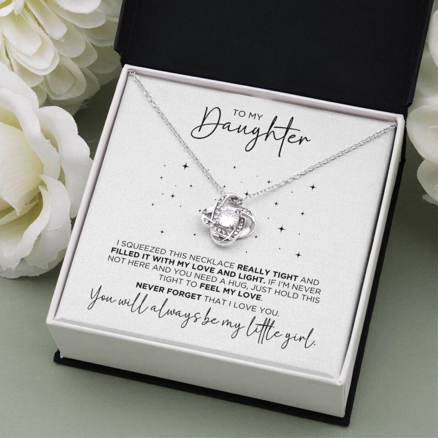 To My Daughter Beautiful Necklace Gift - The Outlander Gifts