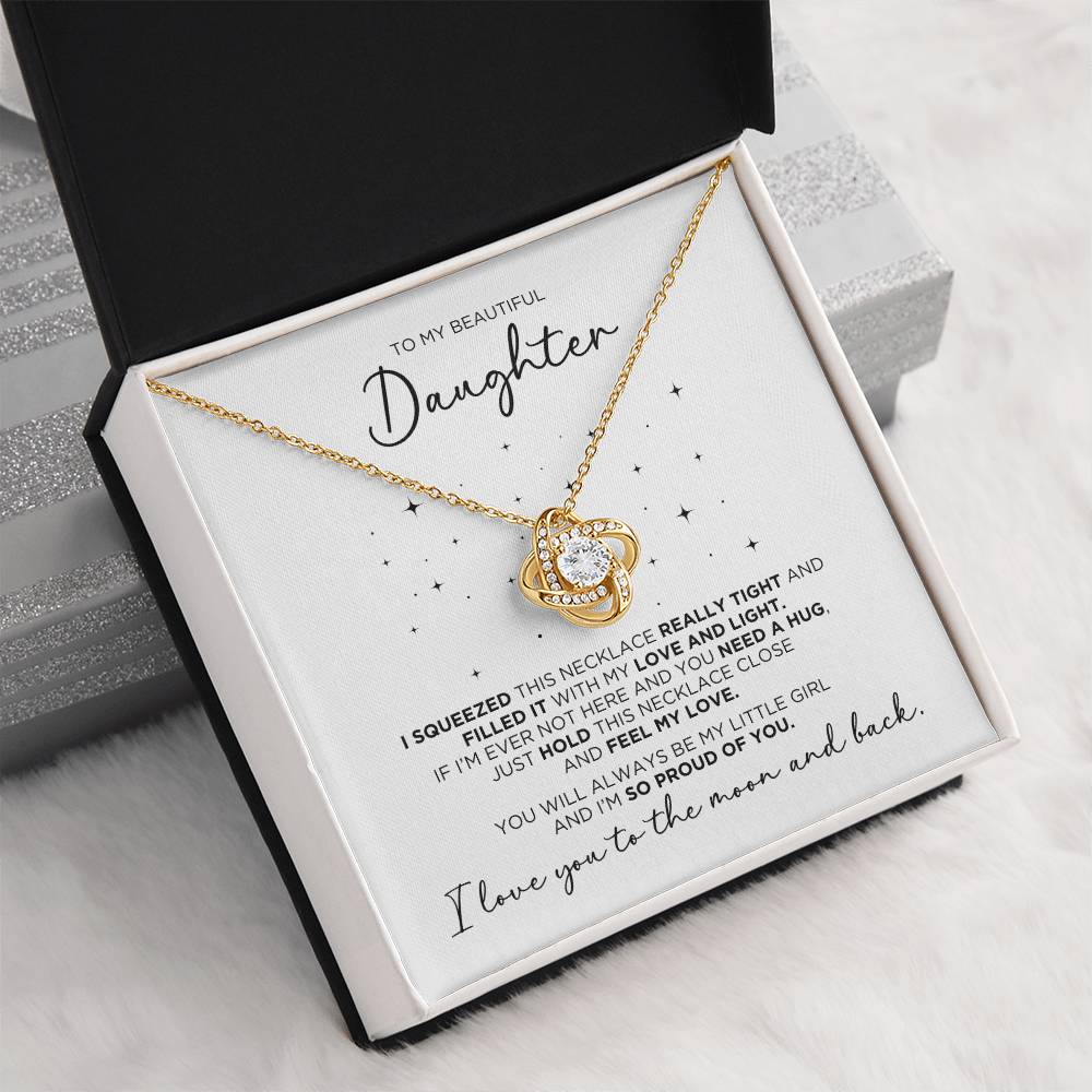 To My Daughter Proud Necklace Gift - The Outlander Gifts