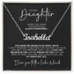 To My Daughter Proud Personalized Name Necklace Gift - The Outlander Gifts