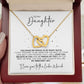 To My Daughter So Proud Necklace Gift - The Outlander Gifts